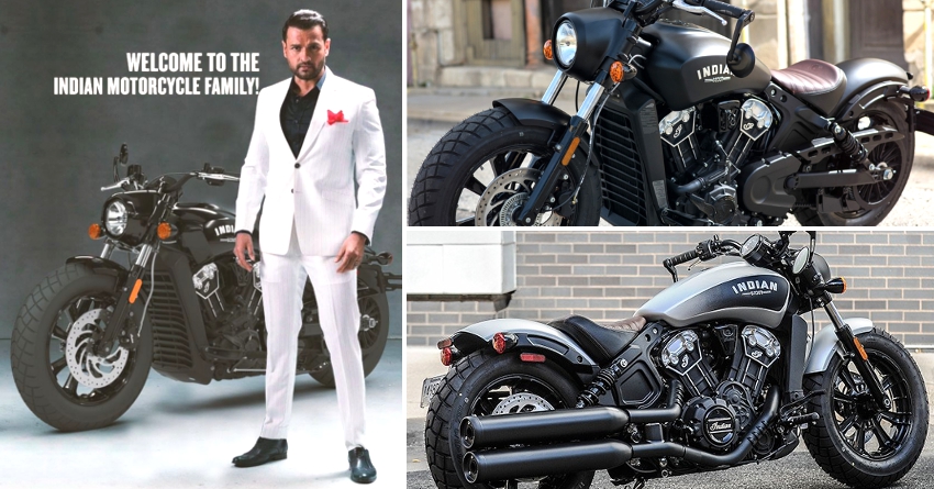 Bollywood Actor Rohit Roy Buys Himself A Indian Scout Bobber