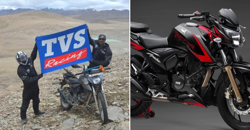 TVS Apache RTR 200 Enters Limca Book of Records