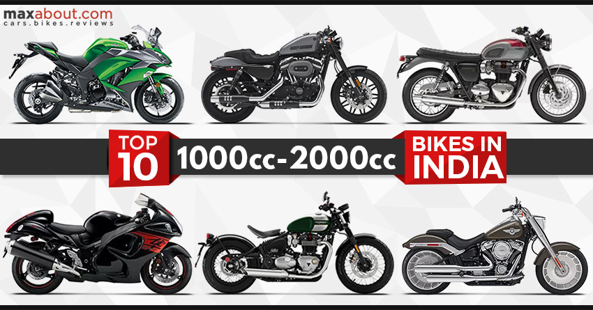 Top 10 Best-Selling 1000cc-2000cc Bikes in India