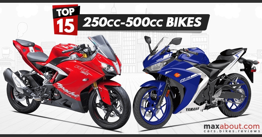 Top 15 Best-Selling 250cc-500cc Bikes in March 2018