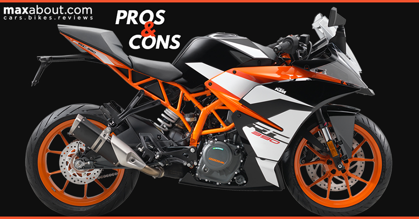 Complete List of Pros & Cons of KTM RC 390 Sports Bike