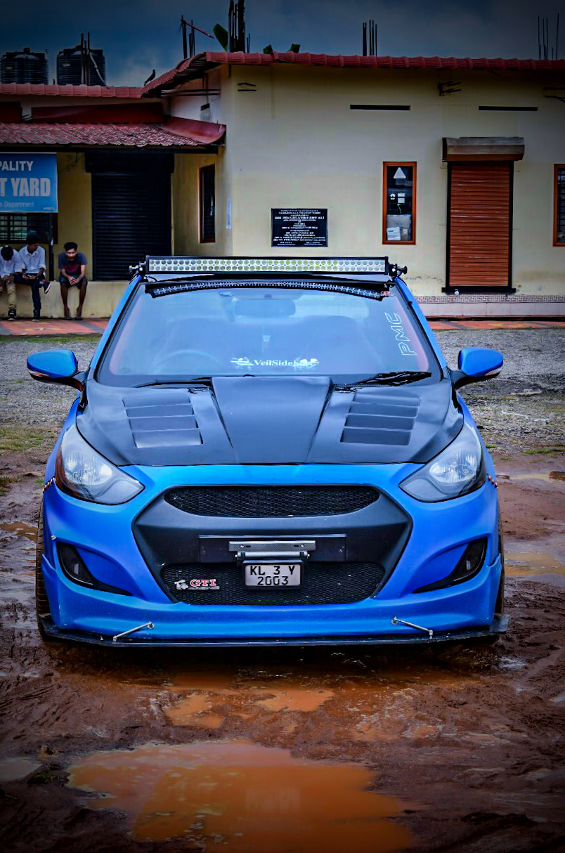 Meet Blue Bee: The Best-Ever Modified Hyundai Verna in India - bottom