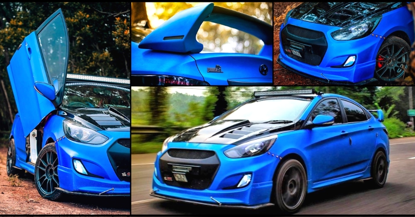 Meet Blue Bee: The Best-Ever Modified Hyundai Verna in India