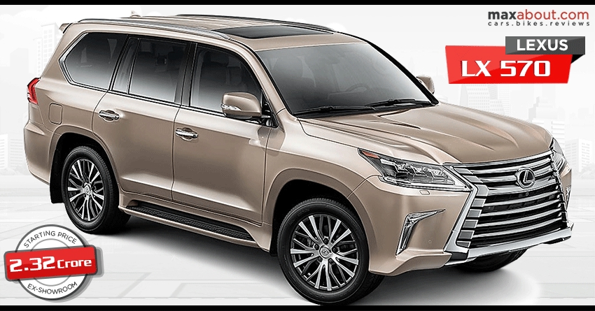 2018 Lexus LX 570 Launched in India @ INR 2.32 Crore