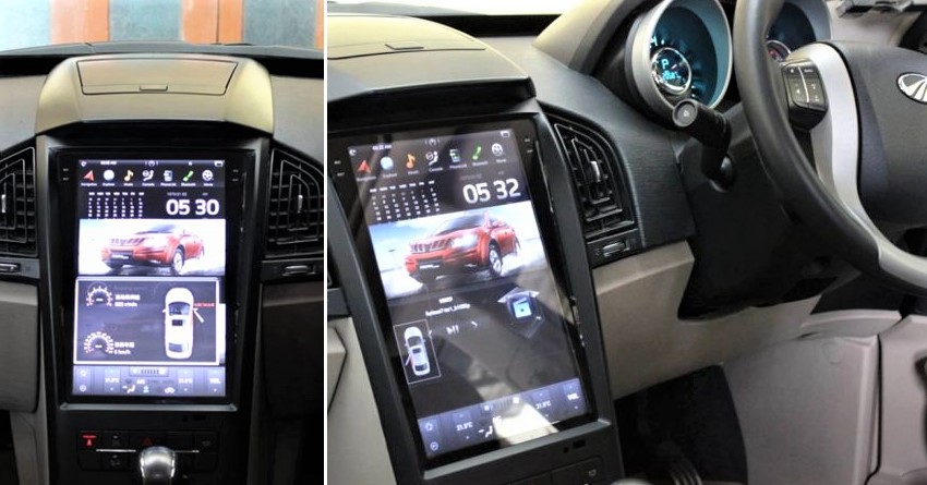 Car Accessories: Tesla-Like 12.1-inch Touchscreen for Mahindra XUV500