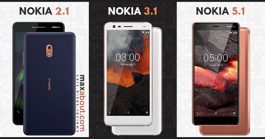 3 New Nokia Smartphones Launched in India