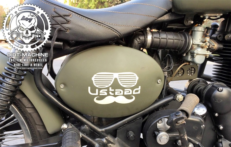 Royal Enfield USTAAD 350 by Dirt Machine Custom Motorcycles - bottom