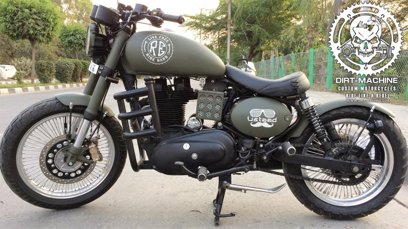 Royal Enfield USTAAD 350 by Dirt Machine Custom Motorcycles - wide