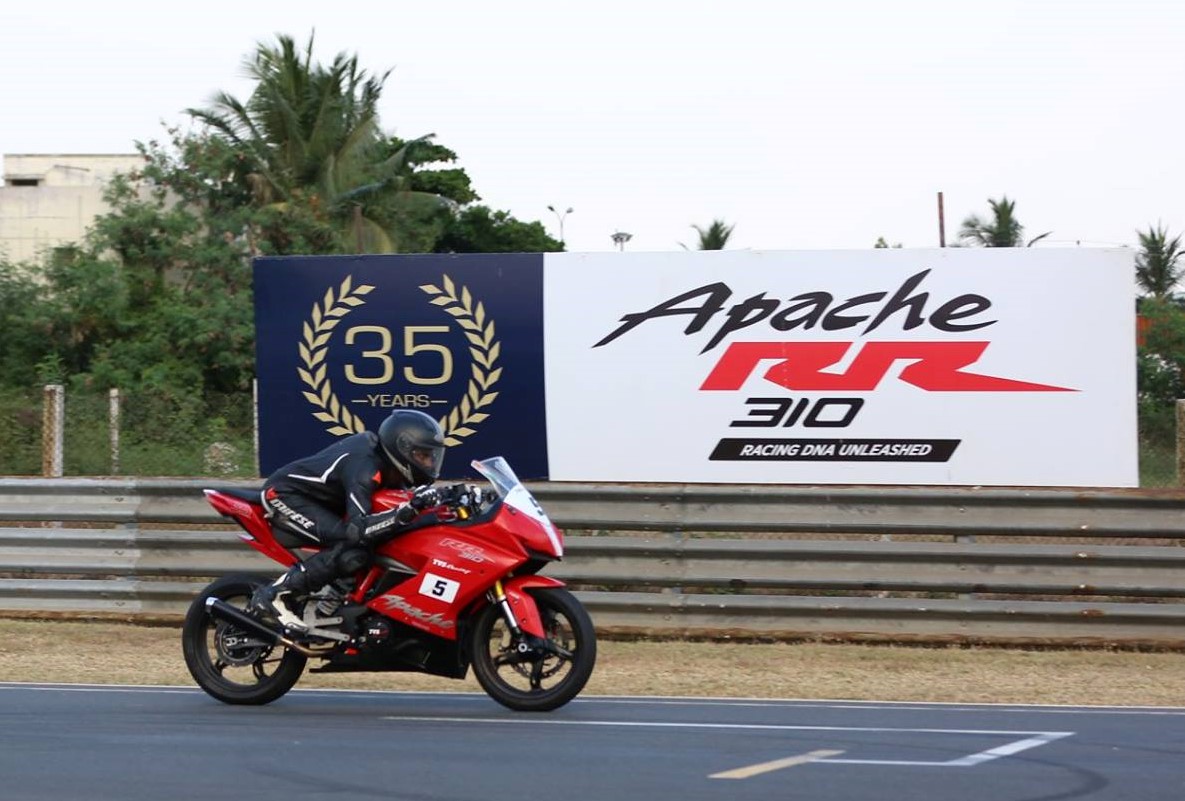 45HP TVS Apache RR 310 Race Version Officially Unveiled - shot