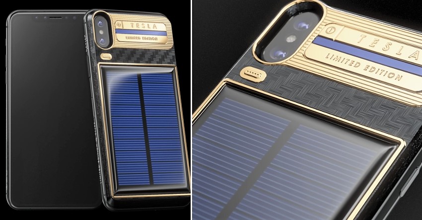 Solar-Powered Tesla Apple iPhone X Unveiled at $4,500 (INR 3.07 Lakh)