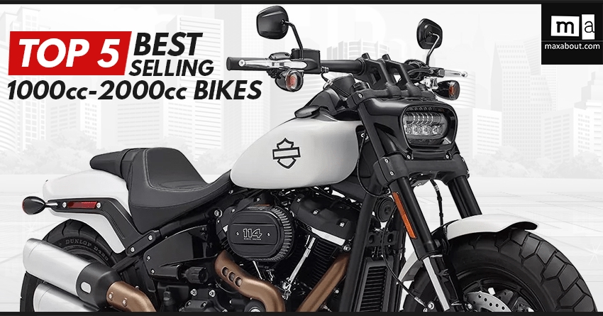 Top 5 Best-Selling 1000cc-2000cc Bikes in India (April 2018)