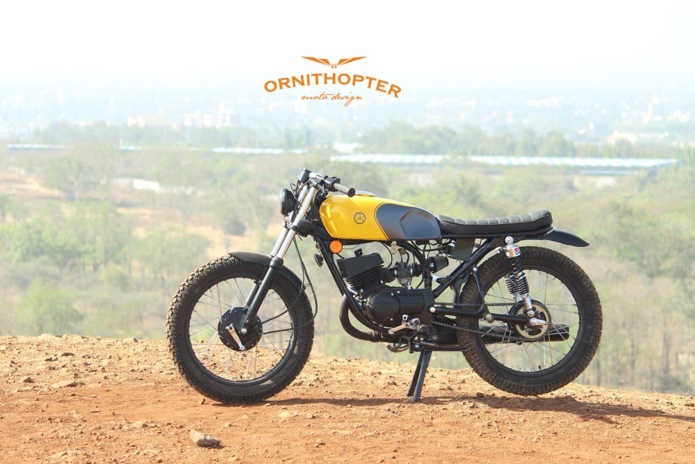 Top 10 Modified Yamaha RX100 Models in India - Must Check! - angle
