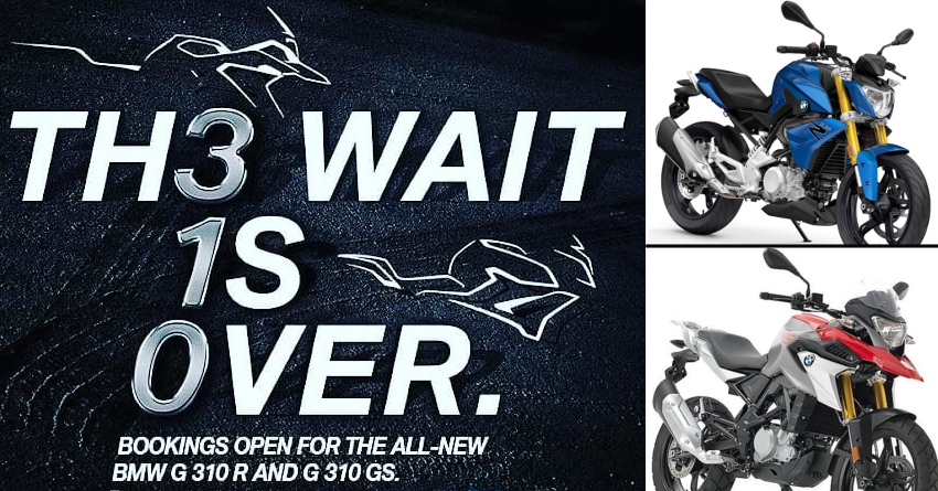Upcoming G310R & G310GS Listed on the Official BMW-Motorrad Website in India