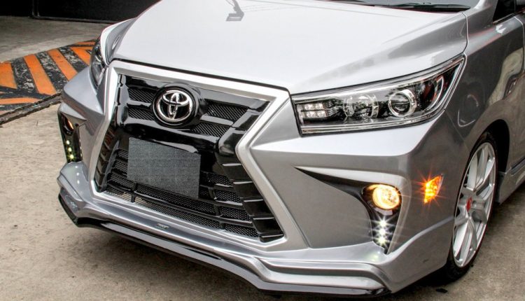 Toyota Innova MUV Modified To Look Like A Premium Lexus - side