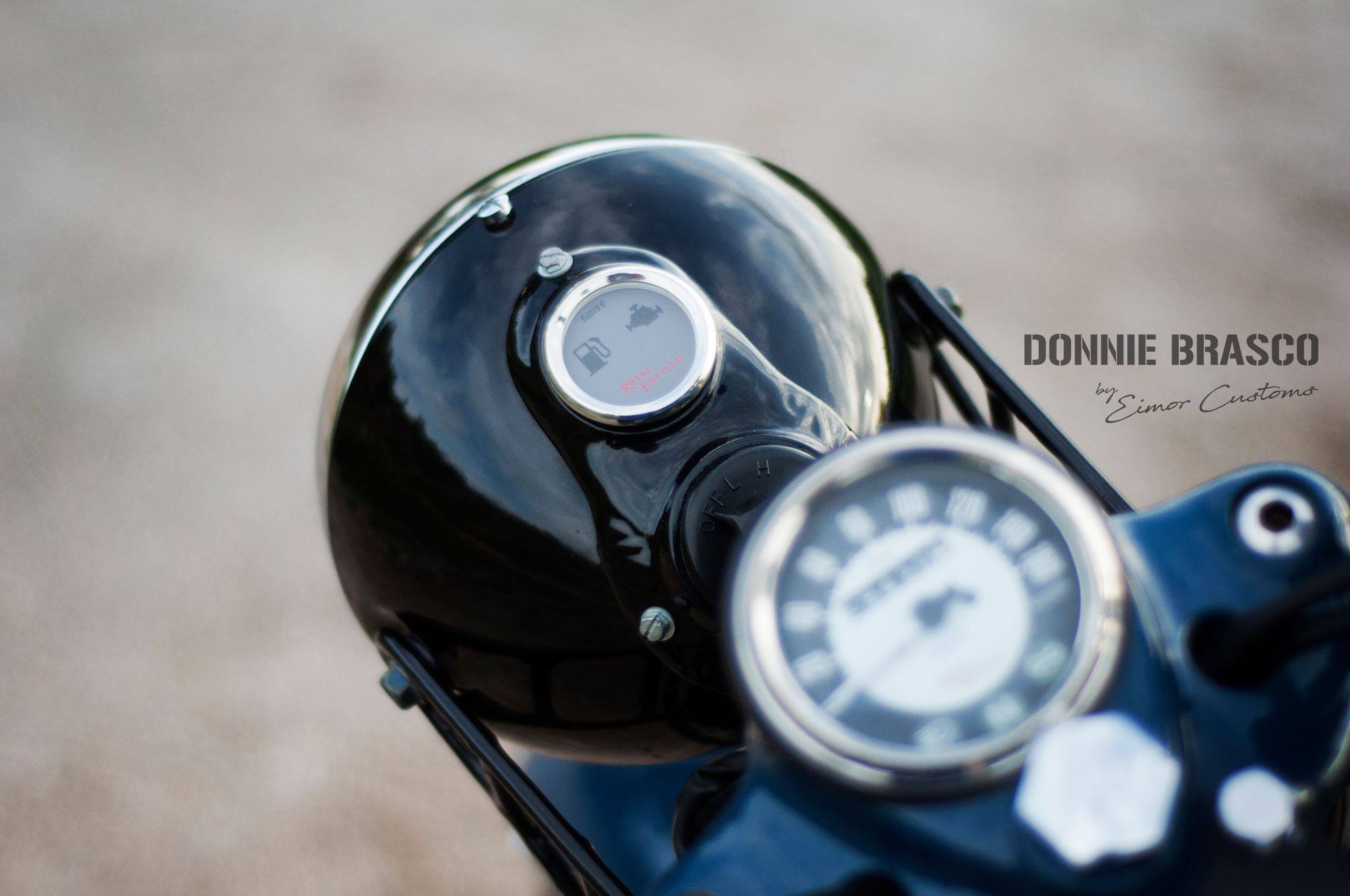 EIMOR Royal Enfield Classic 'Donnie Brasco' Details and Photos - front