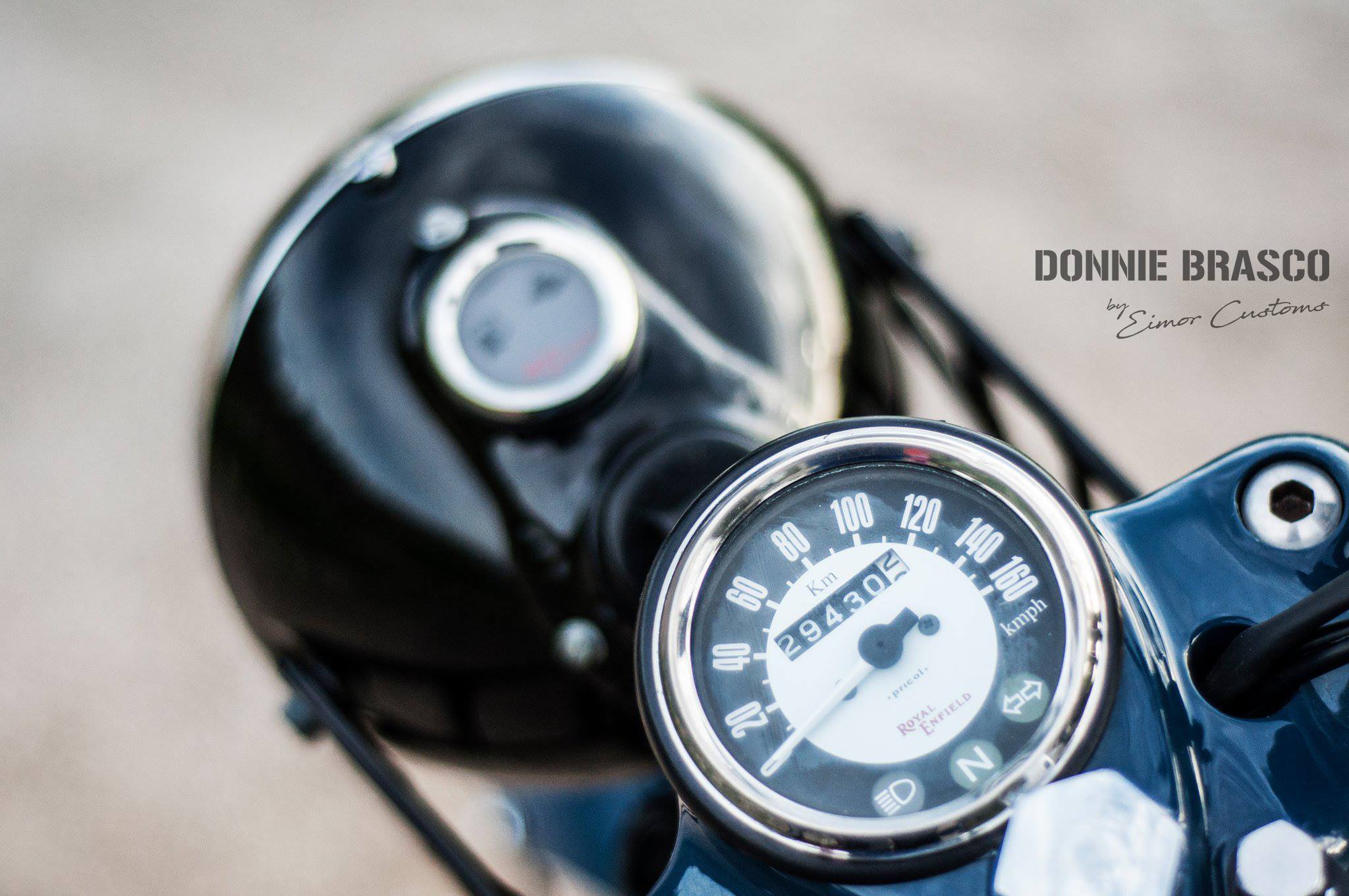 EIMOR Royal Enfield Classic 'Donnie Brasco' Details and Photos - front