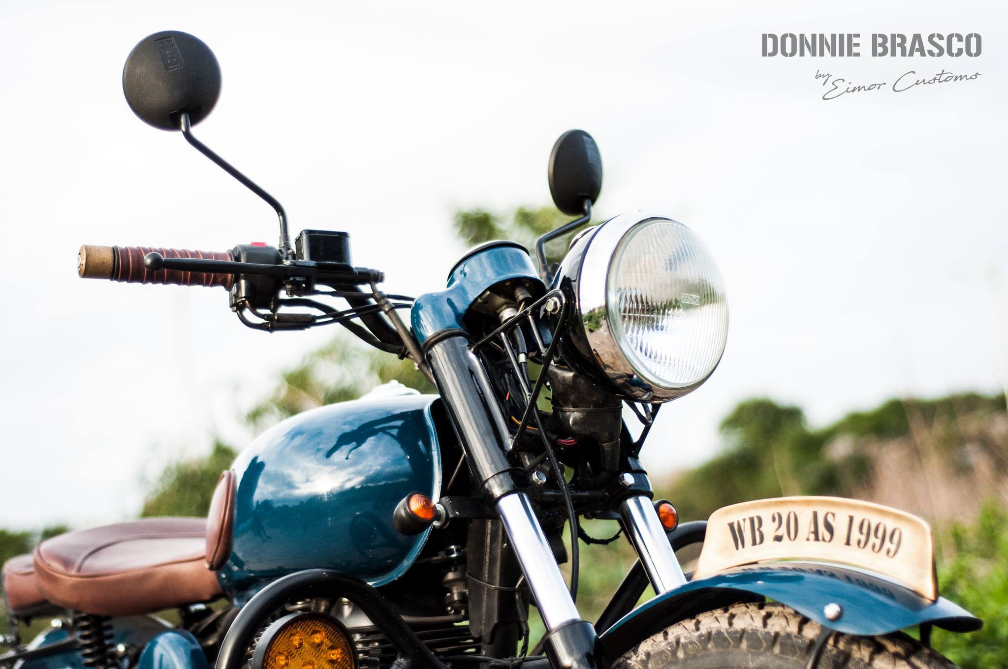 Royal Enfield Classic 'Donnie Brasco' Edition Details and Photos - close up