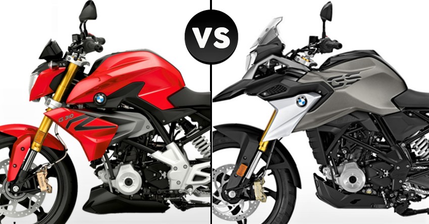 Detailed Comparison: BMW G310R vs BMW G310GS