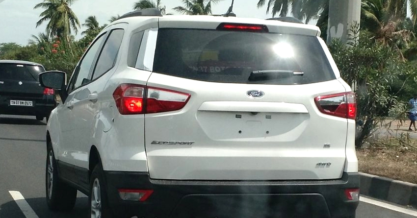 Ford EcoSport 4x4 Spotted Testing on Indian Roads