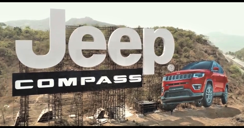 Jeep Installs India's Largest Billboard Ad on Mumbai-Pune Expressway