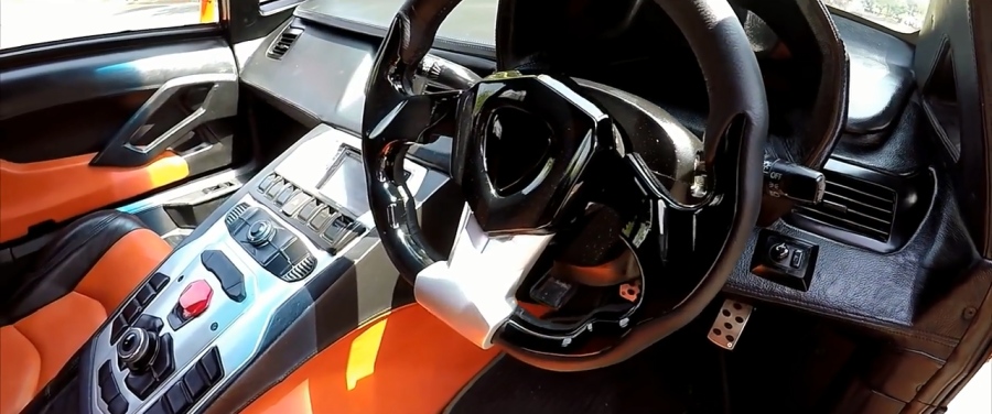 Honda Accord Sedan Modified Into Lamborghini Aventador Supercar - macro