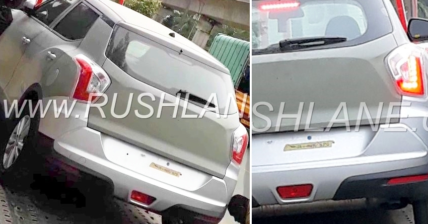 Mahindra XUV300 Spotted Near Dealership, Launch in December 2018