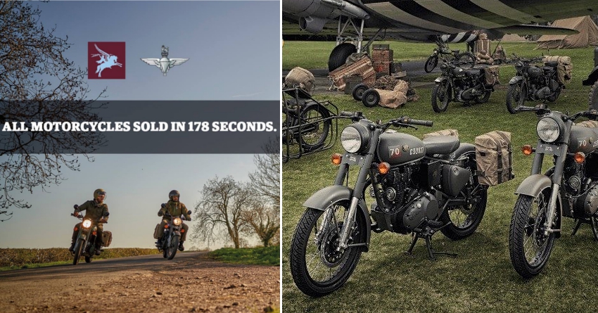 Limited Edition Royal Enfield Pegasus 500 Sold Out in 178 Seconds!