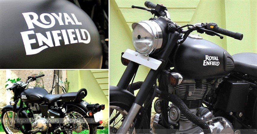 Meet Royal Enfield Classic 350 Stealth Black Edition by SV Stickers