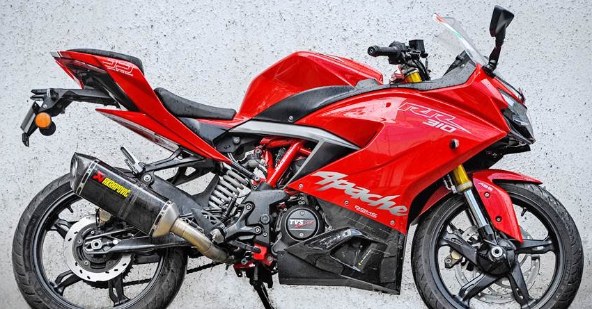 Akrapovic Racing Line Exhaust System for TVS Apache RR 310