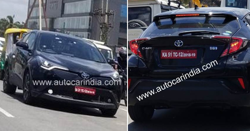 Toyota C-HR Spotted Testing in India, will Compete with Hyundai Creta