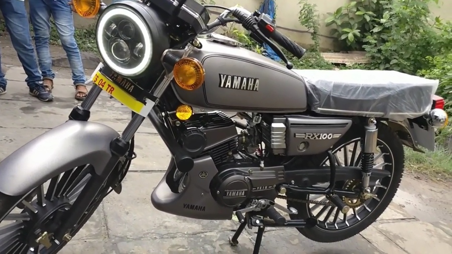 Yamaha RX100 Gunmetal Grey Variant Photos and Video - image