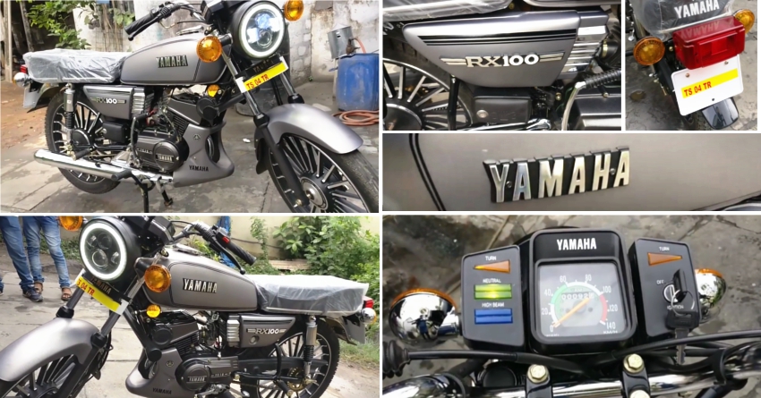 Yamaha RX100 Gunmetal Grey Edition