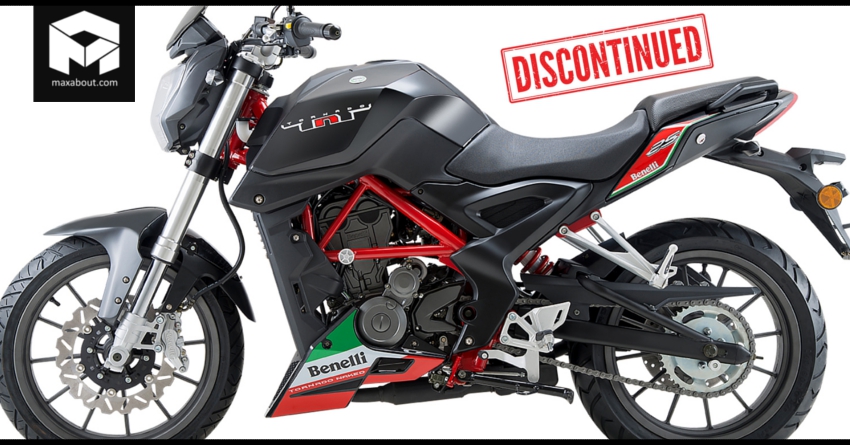 Benelli TNT 25 & TNT 600 GT Discontinued in India