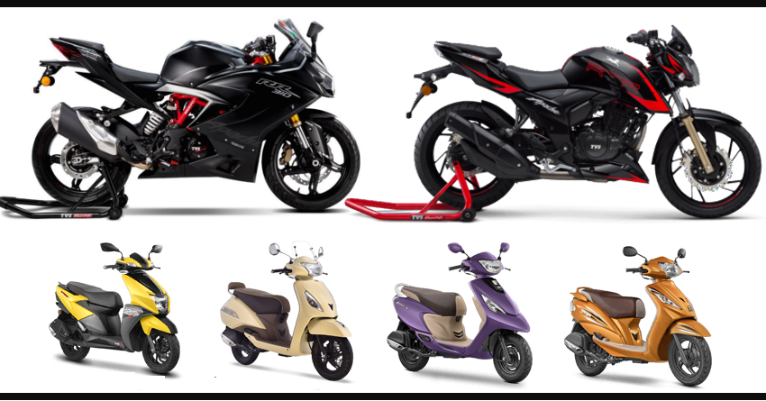Latest TVS Motorcycles and Scooters Price List in India