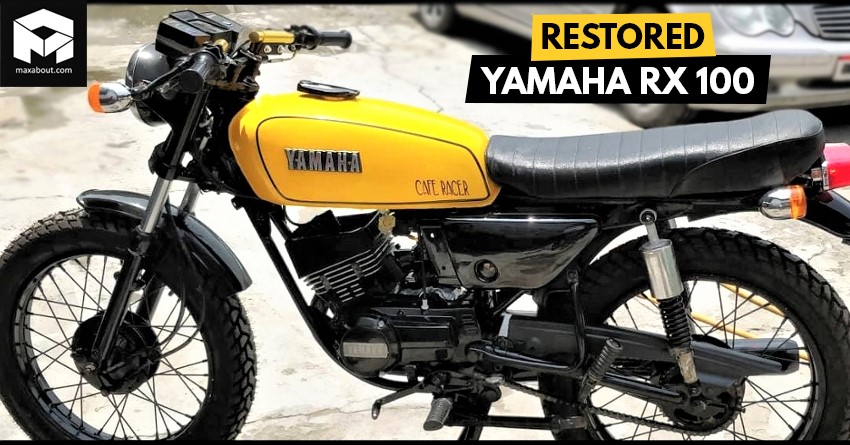 Perfectly Restored Yamaha RX 100 by Vedansh Automobile (Dehradun)