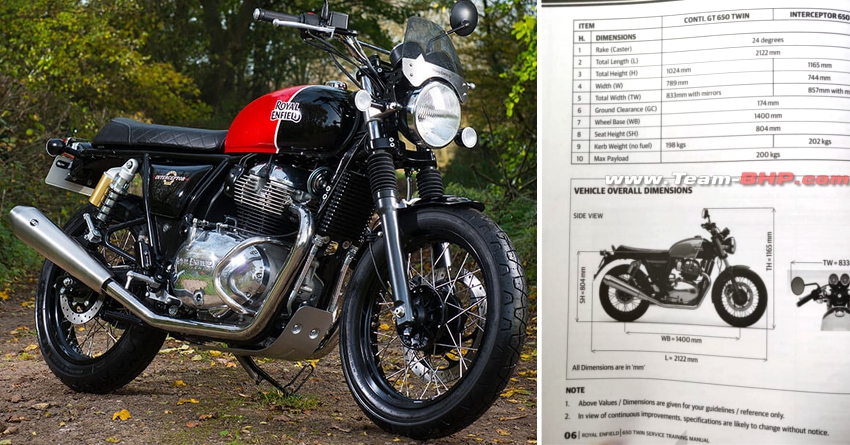 Service Manual of 650cc Royal Enfield Twins Leaked Ahead of Launch