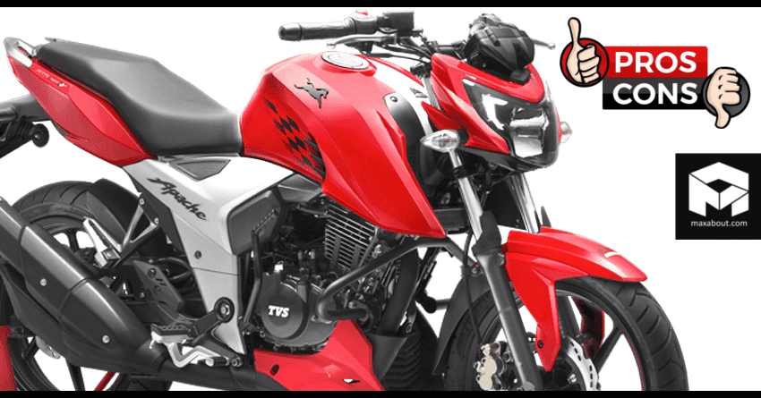 Quick List of Pros & Cons of New TVS Apache RTR 160 4V