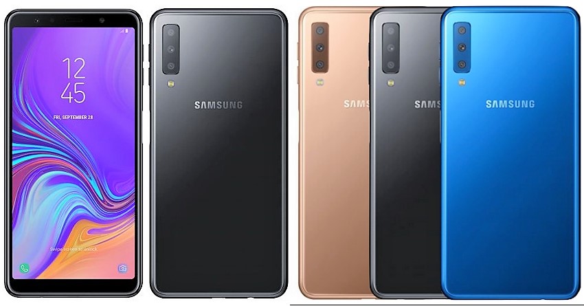 Samsung Galaxy A7 (2019) with 3 Rear Cameras Spotted Ahead of Launch