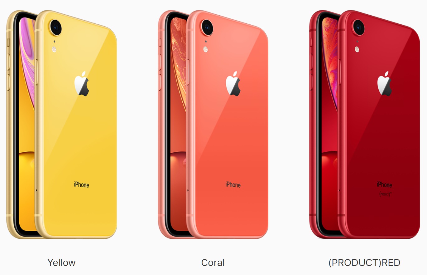 Apple iPhone XR Colors
