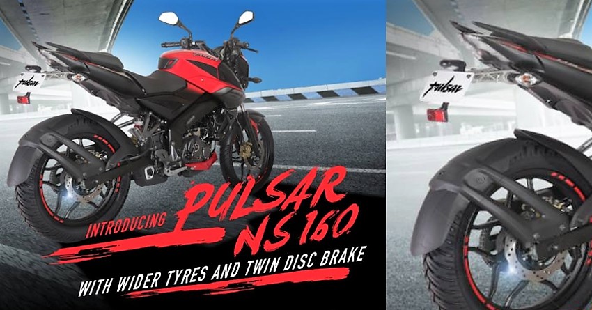 It's Official: Bajaj Pulsar NS160 Gets Twin Discs & Wider Tyres