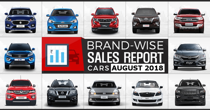 Brand-Wise Car Sales Report (August 2018)