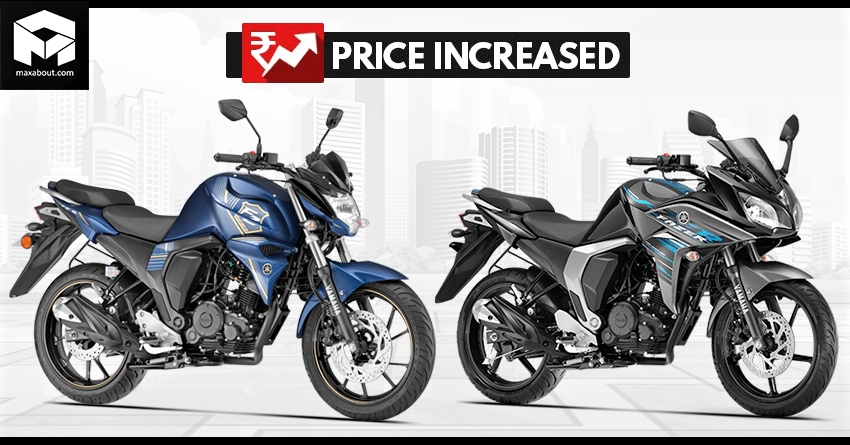 Price Hike Alert: Yamaha FZ, FZS and Fazer Price Hiked in India
