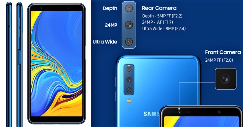 2019 Samsung Galaxy A7 with Triple Rear Cameras Officially Announced