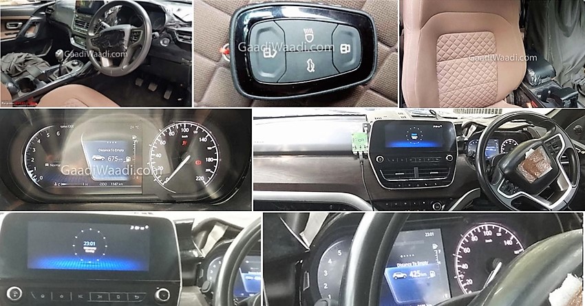 Tata Harrier Interior Leaked in a New Set of Photos