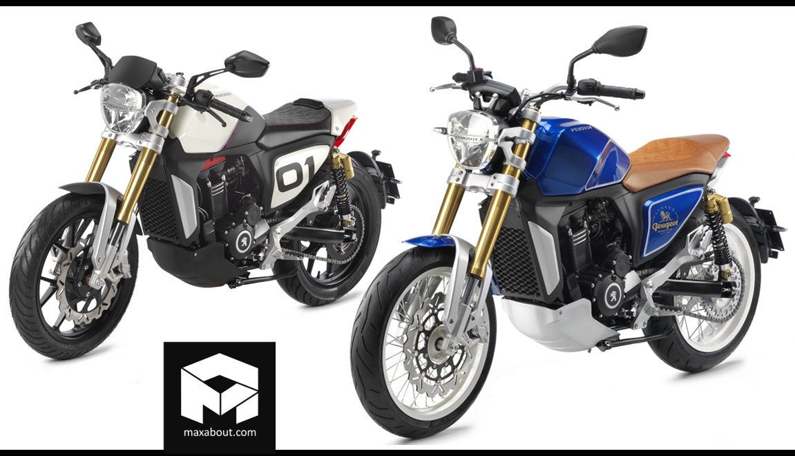 Mahindra Mojo Based 300cc Peugeot P2x Cafe Racer & P2x Roadster Officially Unveiled