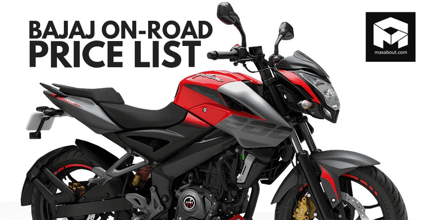Bajaj Motorcycles On-Road Price List (November 2018)