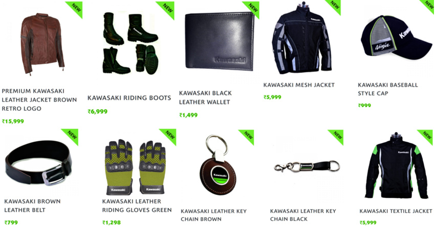 Kawasaki Riding Gear & Merchandise Launched in India Starting @ INR 75