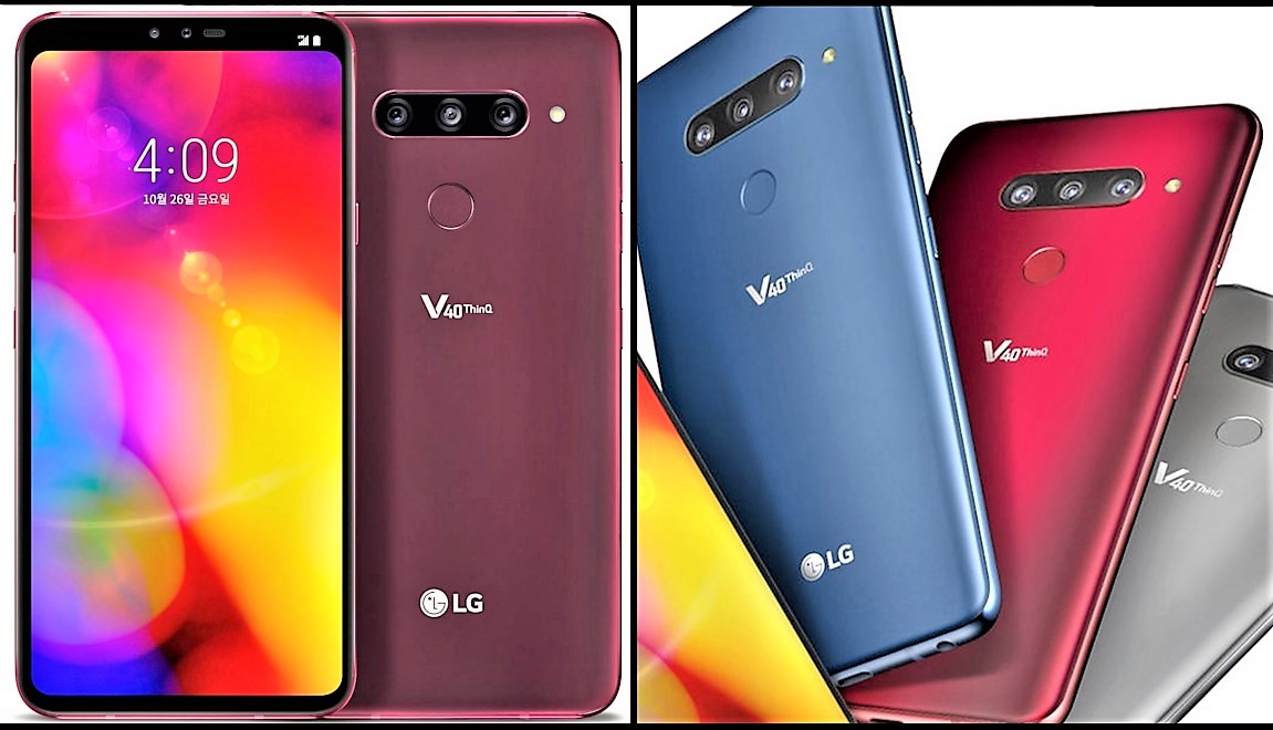 LG V40 ThinQ with 5 Cameras Officially Announced for $980 (INR 72,300)