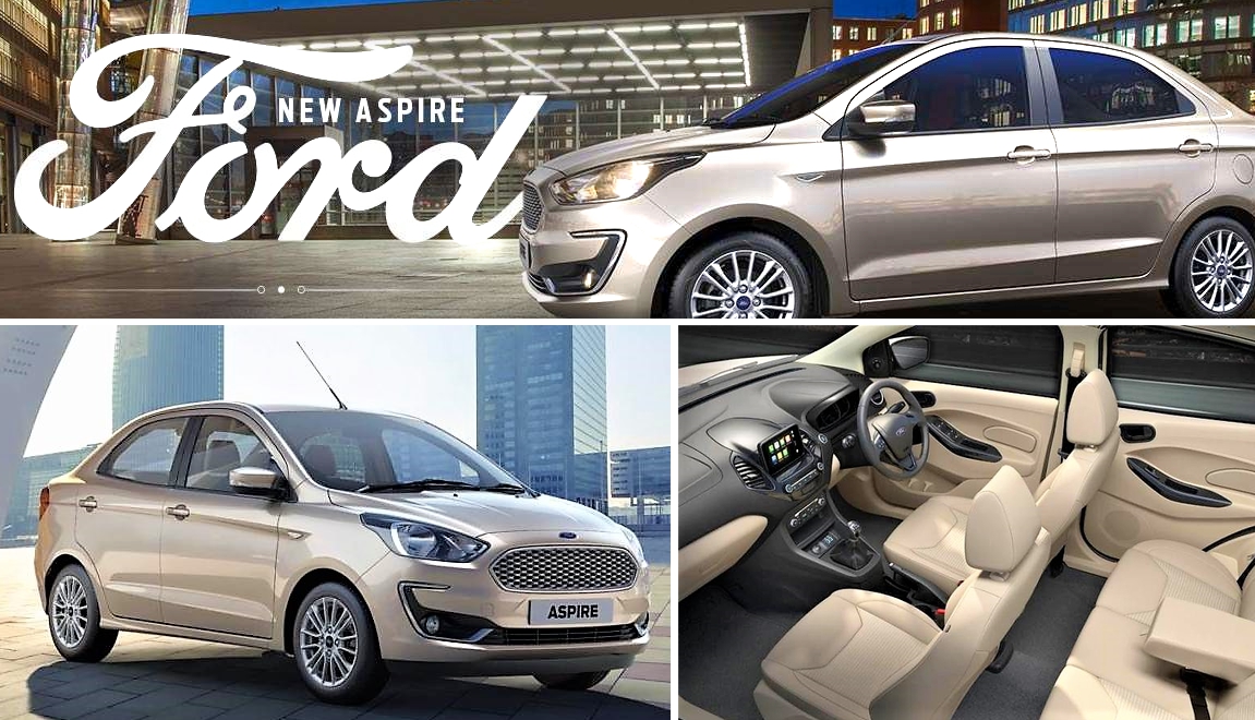 Updated Ford Aspire Sedan Launched in India @ INR 5.55 lakh