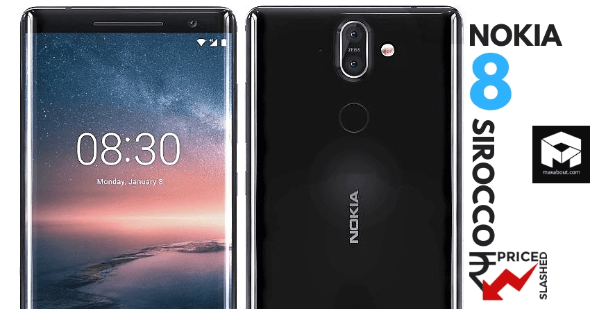 Huge Price Cut: Nokia 8 Sirocco Price Dropped in India by INR 13,000